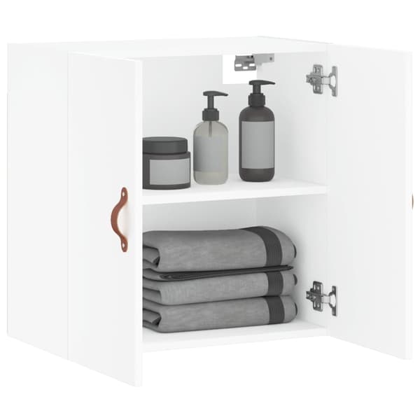 vidaXL Väggskåp vit 60x31x60 cm konstruerat trä Vit