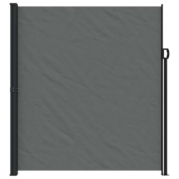 vidaXL Indragbar sidomarkis antracit 220x500 cm Antracit