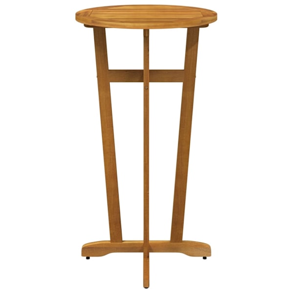 vidaXL Ståbord för utomhusbruk Ø60x105 cm massivt akaciaträ Brun