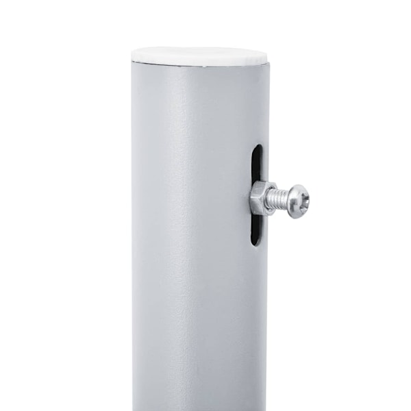 vidaXL Infällbar sidomarkis dubbel 170x600 cm gräddvit Creme