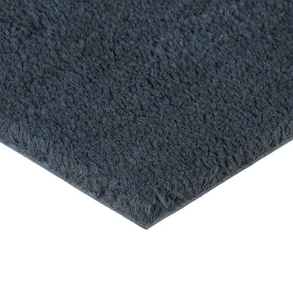 vidaXL Dörrmatta mörkgrå 60x90 cm tuftad kokos Grå