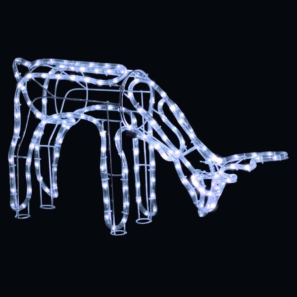 vidaXL Renfigurer 2 st kallvit 73x31x45 cm