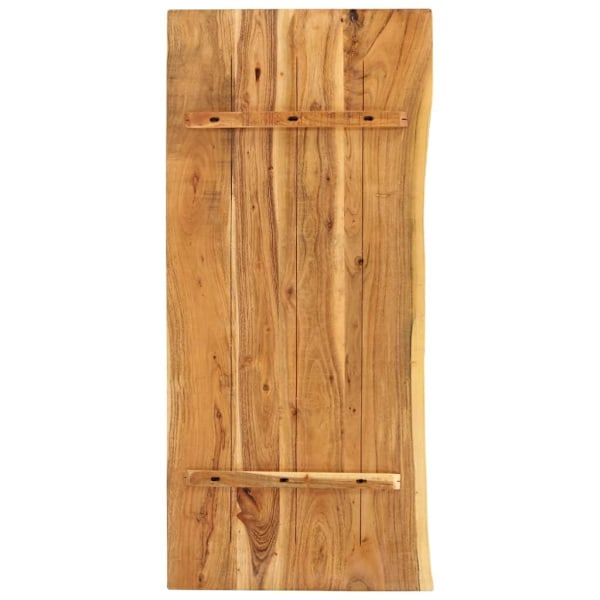 vidaXL Bänkskiva för badrum massivt akaciaträ 140x52x3,8 cm