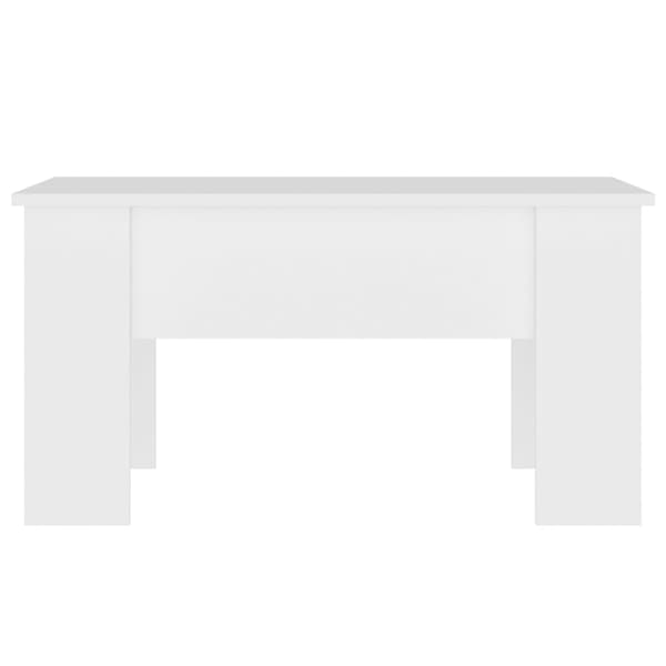 vidaXL Soffbord vit 79x49x41 cm konstruerat trä Vit