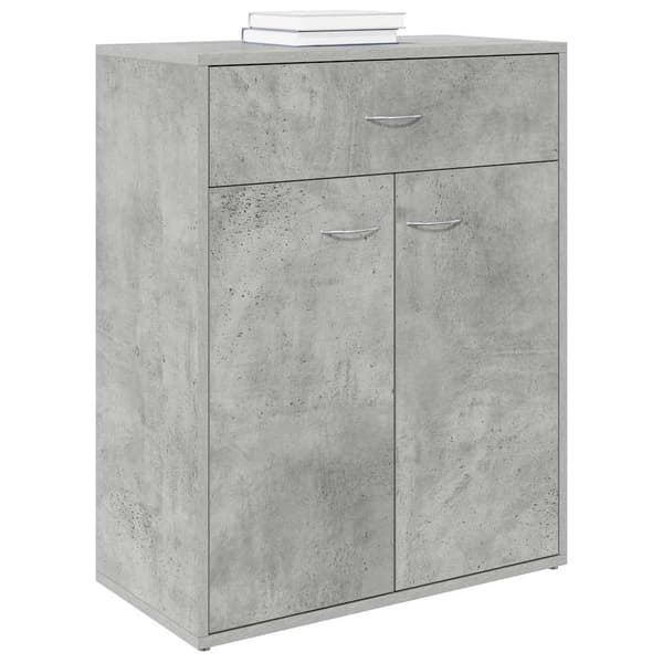 vidaXL Skänk betonggrå 60x30x75 cm konstruerat trä grå