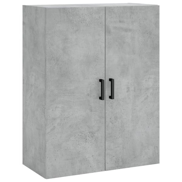 vidaXL Högskåp betonggrå 69,5x34x180 cm konstruerat trä Grå