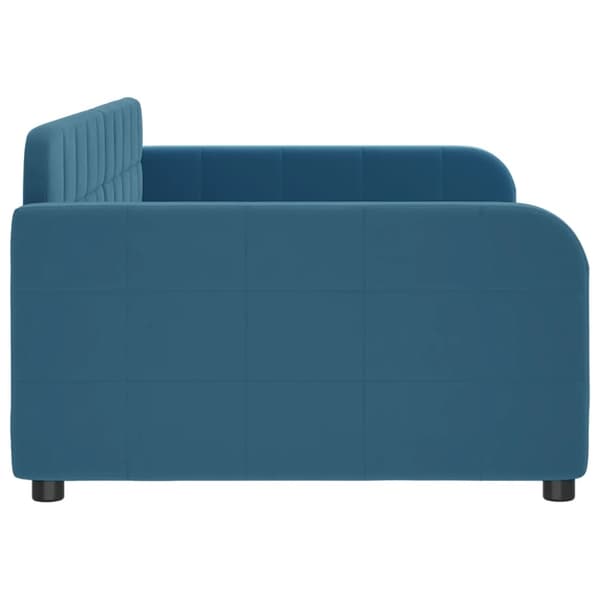 vidaXL Dagbädd blå 100x200 cm sammet Blå