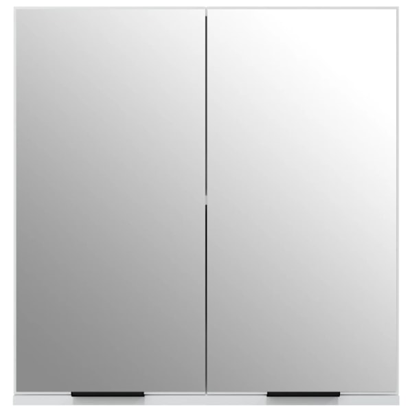 vidaXL Spegelskåp vit 64x20x67 cm Vit