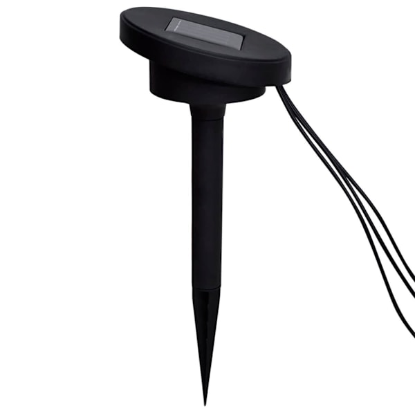 vidaXL Pool lampa 3 LED solenergi Vit