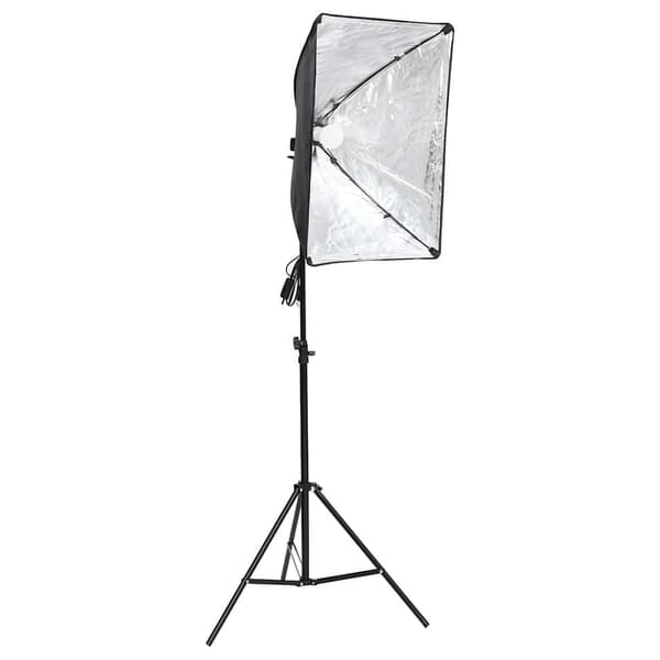 vidaXL Professionell studiobelysning 60x40 cm Vit