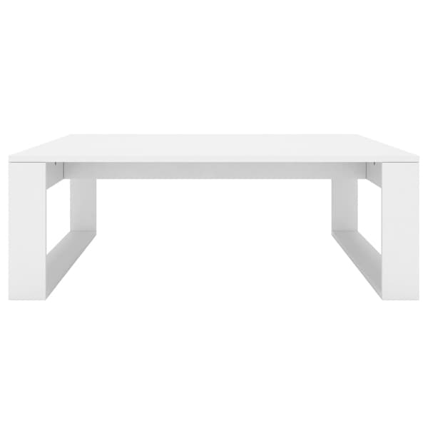 vidaXL Soffbord vit 100x100x35 cm konstruerat trä Vit