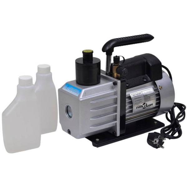 vidaXL Vakuumpump 50 L/min med 4-vägs grenrörsmätare i verktygssats