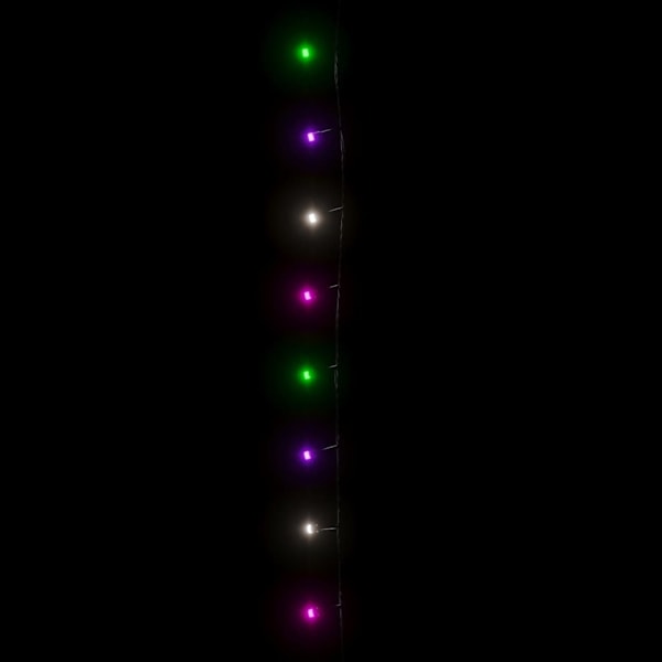 vidaXL Ljusslinga med 150 LED flerfärgad pastell 15 m PVC Pastel multicolour