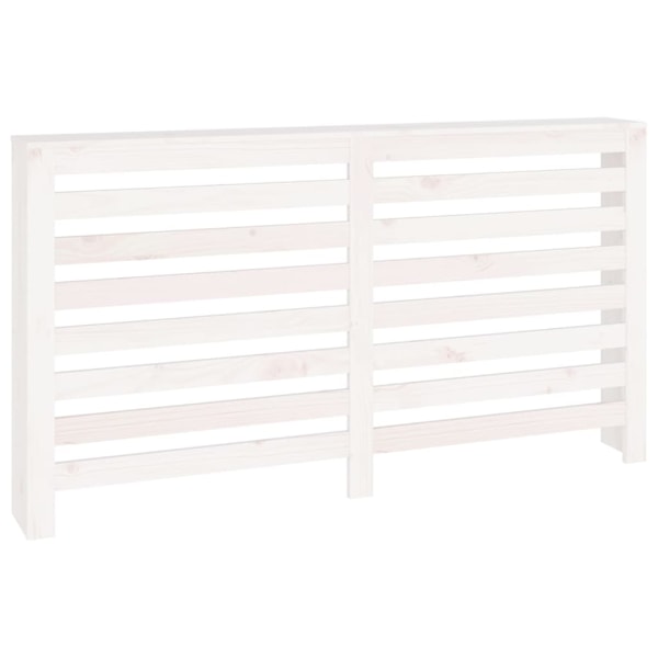 vidaXL Elementskydd vit 153x19x84 cm massiv furu Vit