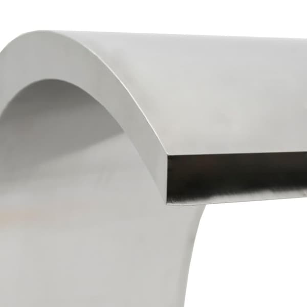 vidaXL Poolfontän 22x60x70 cm rostfritt stål 304 Silver