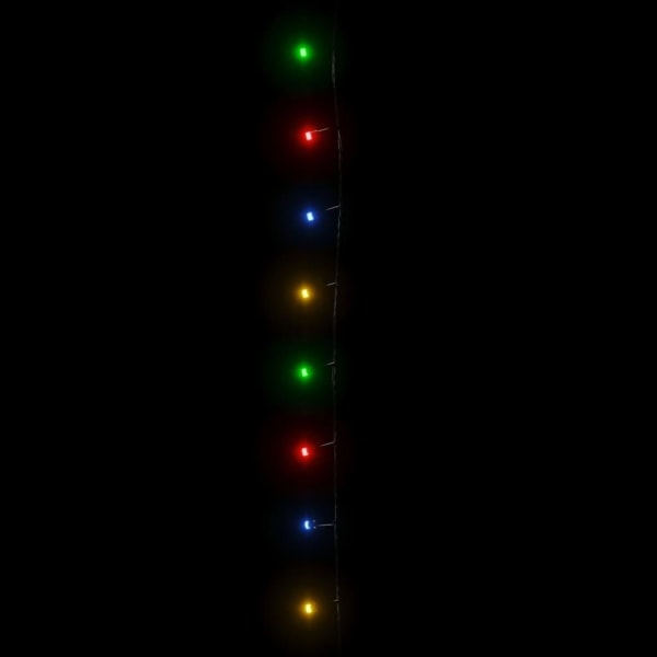 vidaXL Ljusslinga med 600 LED flerfärgad 60 m PVC Multicolour