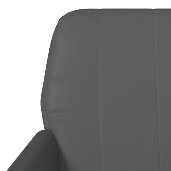 vidaXL Fåtölj grå 61x78x80 cm konstläder Grå