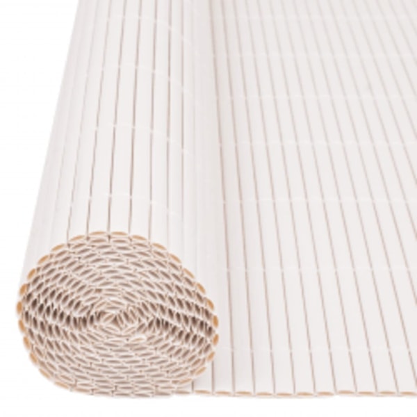 vidaXL Insynsskydd 110x400 cm vit Vit