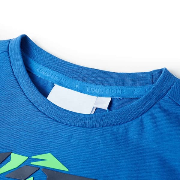 vidaXL T-shirt för barn blå 104 Blå