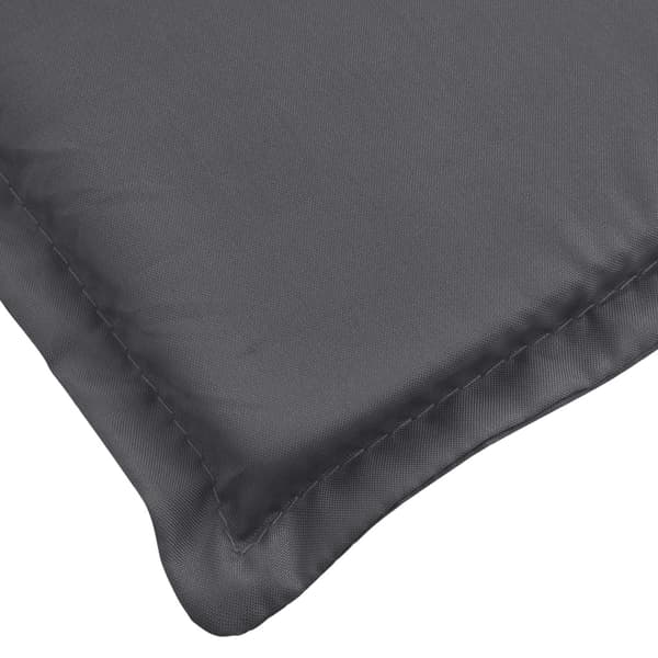 vidaXL Solsängsdynor Oxford tyg (100% polyester) Antracit Antracit