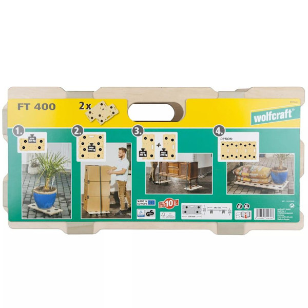 wolfcraft Modulär flyttvagn FT400 5543000 Beige