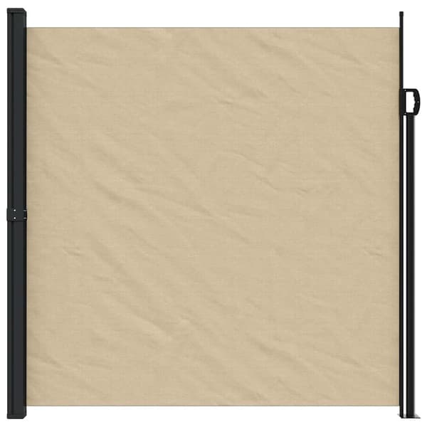vidaXL Indragbar sidomarkis beige 200x500 cm Beige