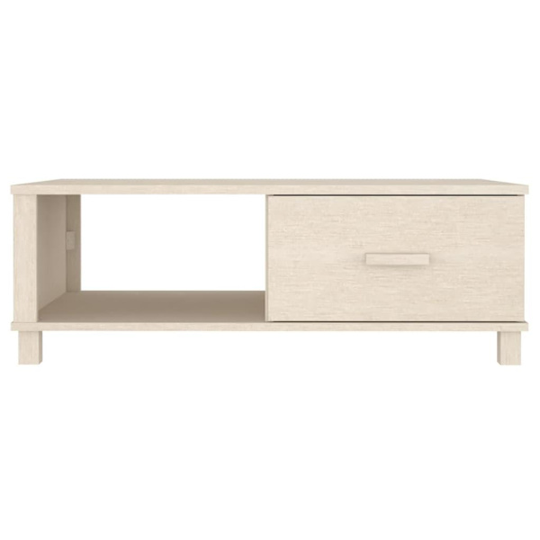 vidaXL Soffbord HAMAR honungsbrun 100x55x35 cm massiv furu Brun