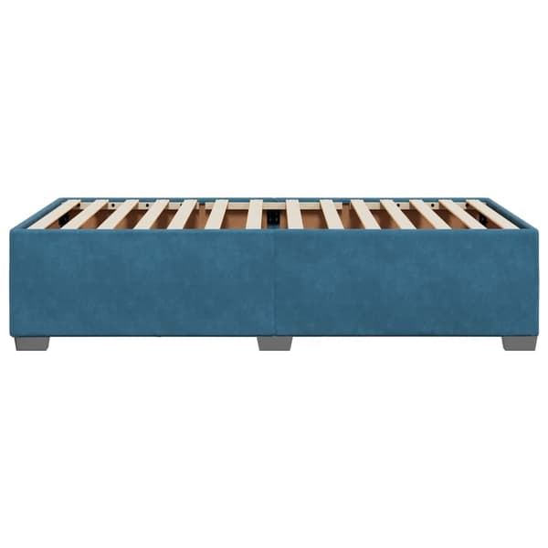 vidaXL Sängram blå 80x200 cm sammet Blå