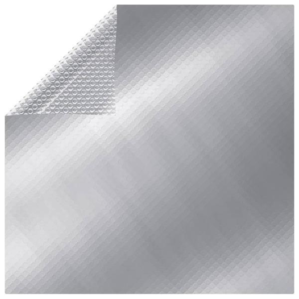 vidaXL Poolskydd silver 975x488 cm PE Silver