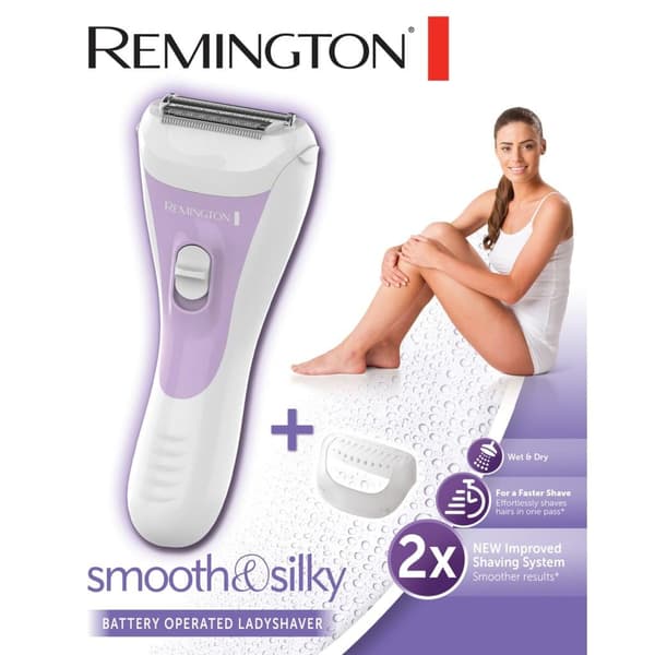REMINGTON Lady Shaver Smooth & Silky vit och lila Flerfärgsdesign