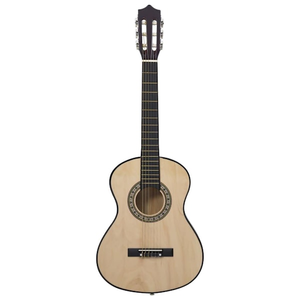 vidaXL Gitarr för nybörjare och barn med fodral klassisk 1/2 34"