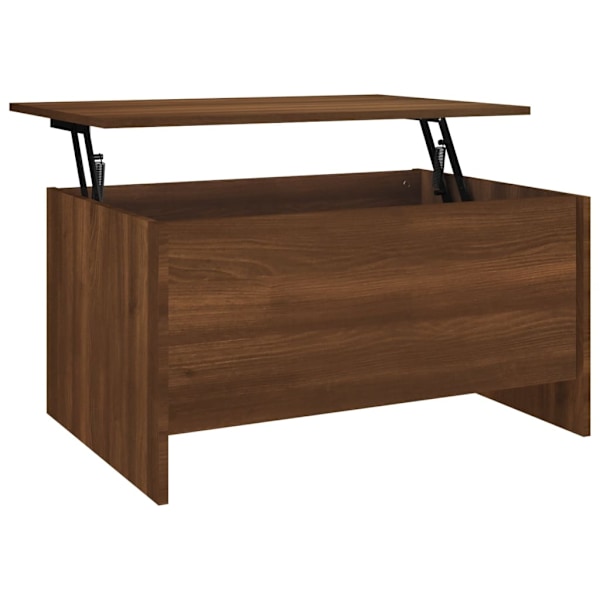 vidaXL Soffbord brun ek 80x55,5x41,5 cm konstruerat trä Brun