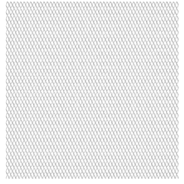 vidaXL Sträckmetall rostfritt stål 100x85 cm 45x20x4 mm Silver