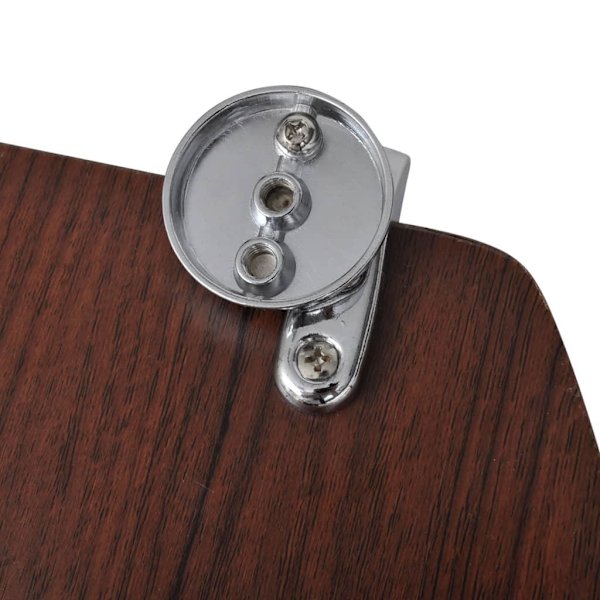 vidaXL Toalettsitsar med lock 2 st MDF brun Brun