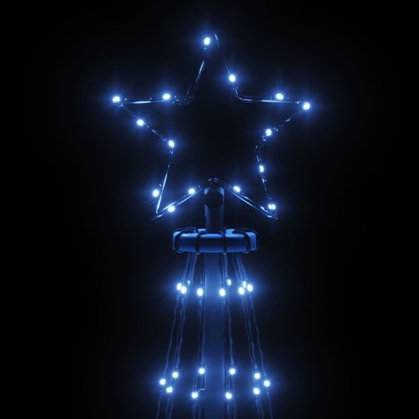 vidaXL Julgranskon blå 310 LEDs 100x300 cm Blå