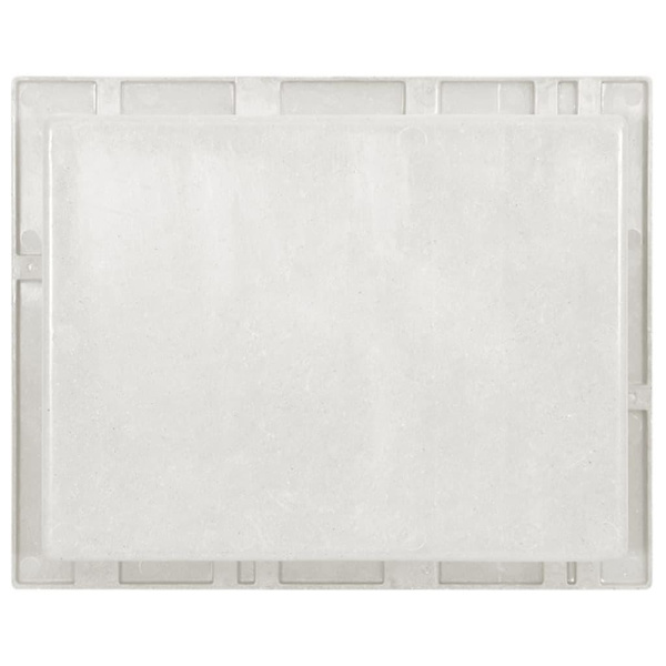 vidaXL Infälld duschhylla niche matt vit 41x51x10 cm Vit