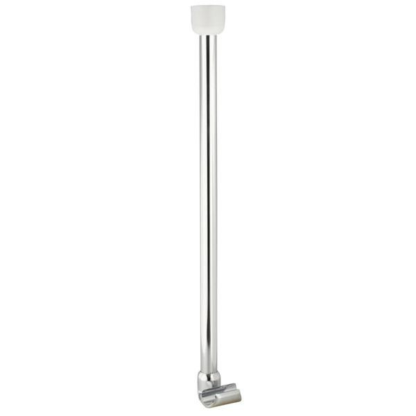 RIDDER Stöd till duschstång krom 55x2,5x2,5 cm Silver