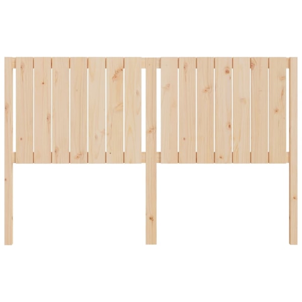 vidaXL Sänggavel 165,5x4x100 cm massiv furu Brun