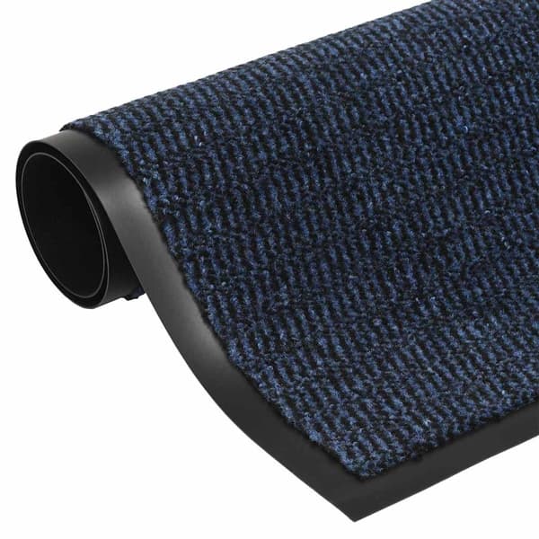 vidaXL Dörrmatta tuftad 60x180 cm blå Blå