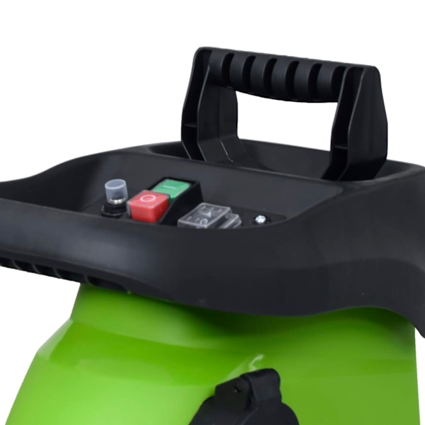 vidaXL Elektrisk kompostkvarn med uppsamlingslåda 2800 W Grön