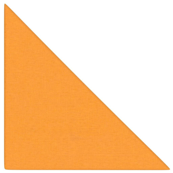 vidaXL Väggpaneler 12 st ljusgul 30x30 cm tyg 0,54 m² Gul