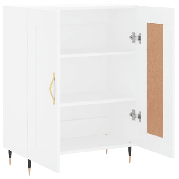 vidaXL Skåp vit 69,5x34x90 cm konstruerat trä Vit