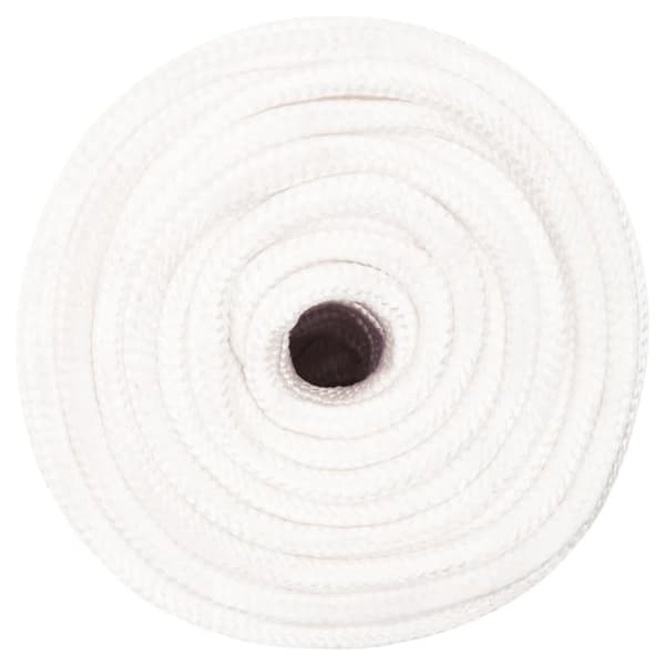 vidaXL Båtlina helvit 12 mm 50 m polypropylen