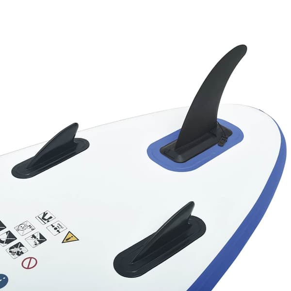 vidaXL SUP surfingbräda uppblåsbar blå och vit Blå