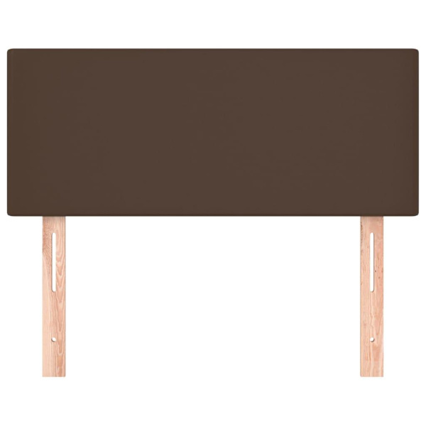 vidaXL Sänggavel brun 90x5x78/88 cm konstläder Brun