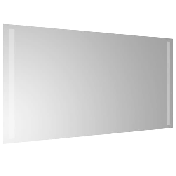 vidaXL Badrumsspegel LED 40x80 cm Transparent
