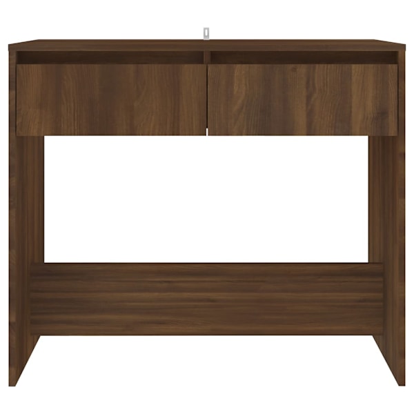 vidaXL Avlastningsbord brun ek 89x41x76,5 cm konstruerat trä Brun
