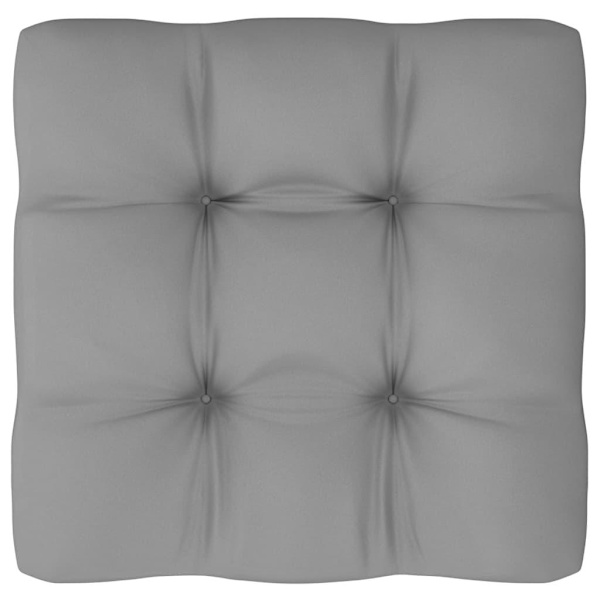 vidaXL Palldyna grå 58x58x10 cm tyg grå