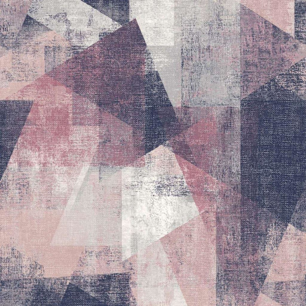 DUTCH WALLCOVERINGS Tapet perspektiv rosa och lila Rosa