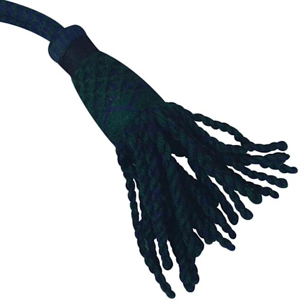 vidaXL Skotsk Great Highland Säckpipa Grön svart tartan Grön